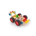 Constructieset Constructor Junior Raceauto van hout-  55 onderdelen