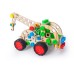 Constructieset Constructor Junior Takelwagen 3 in 1 van hout-  102 onderdelen