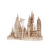 Bouwpakket Hogwarts™-kasteel Harry Potter van hout- Mechanisch (Ugears)