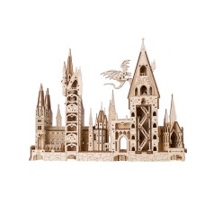 Bouwpakket Hogwarts™-kasteel Harry Potter van hout- Mechanisch (Ugears)