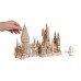 Bouwpakket Hogwarts™-kasteel Harry Potter van hout- Mechanisch (Ugears)