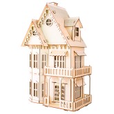 Bouwpakket Poppenhuis 'Gotisch Huis' 1:24 