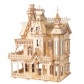 Bouwpakket Poppenhuis 'Villa Fantasia' 1:24- hout