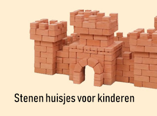 Stenen huisjes voor kinderen